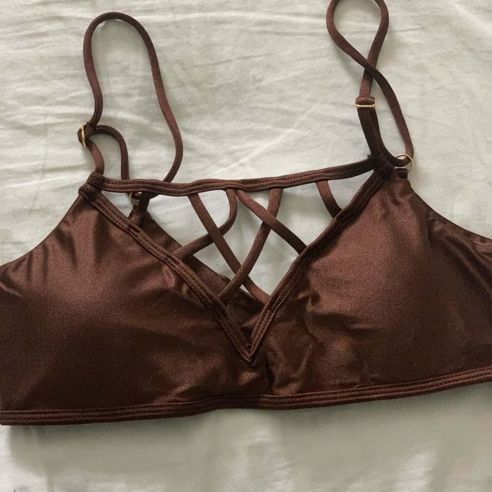 Issa de’ mar cross cross bikini top